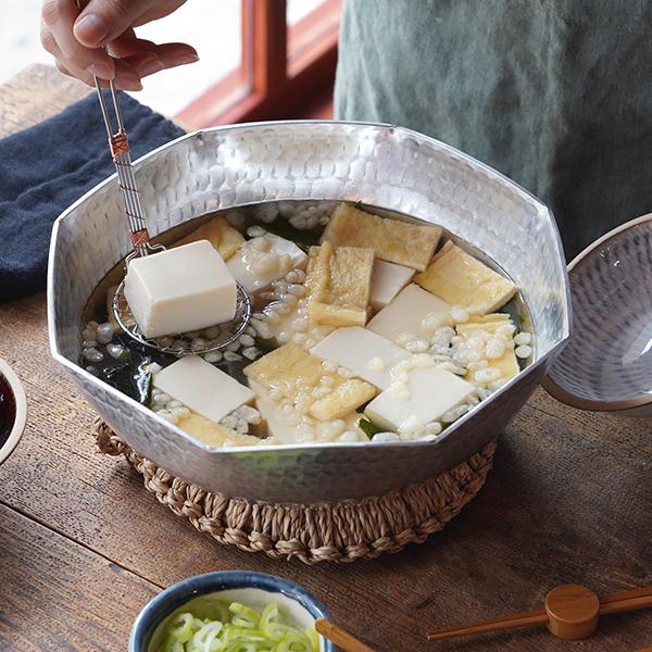 姫野作. アルミ八角鍋 6寸/7寸/8寸/9寸 板厚3mm 日本製 アルミ ガス火