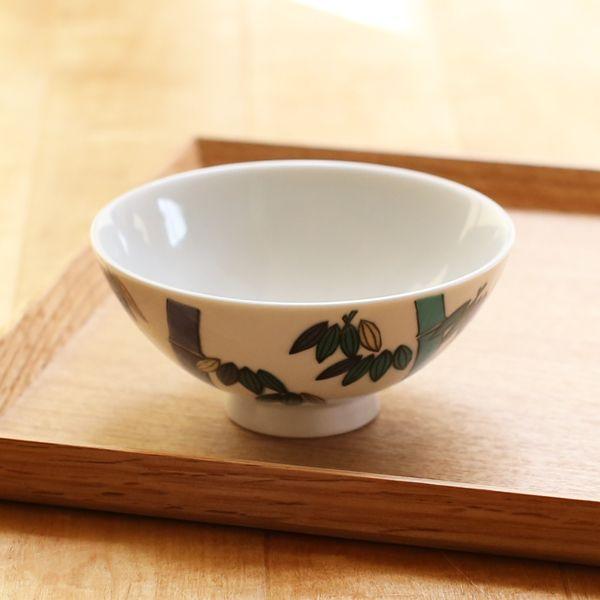KUTANI SEAL ／ クタニシール 九谷焼 お花のご飯茶碗 竹 合同会社 上出