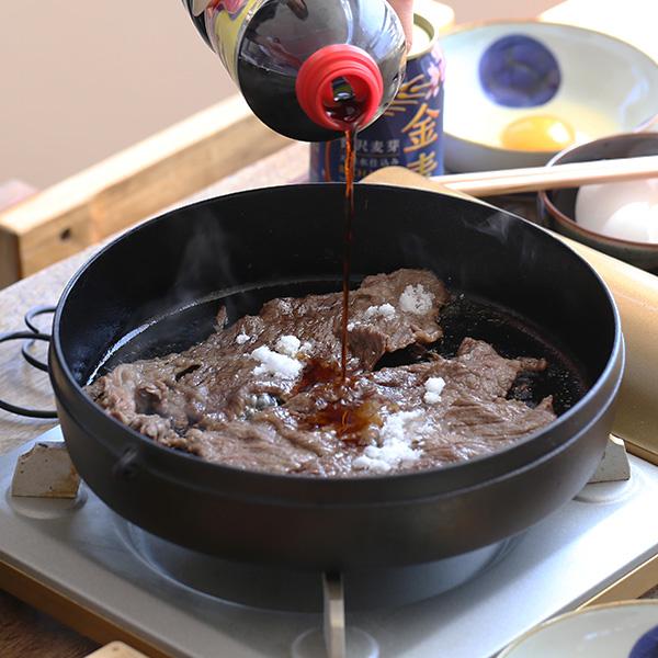 木屋 日本橋木屋 すき焼き鍋 七寸/八寸/八寸半 南部鉄器 鉄鍋 ガス火