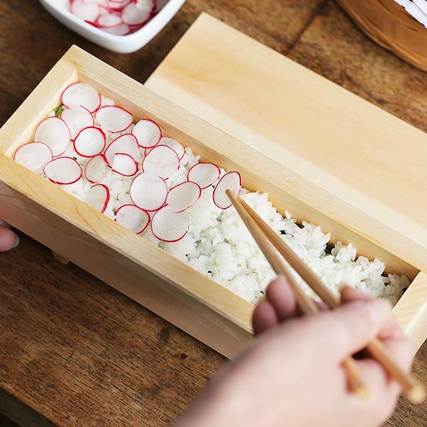 箱寿司用 押し　型枠 木屋 日本橋木屋 押し寿司器 大 箱寿司 押し寿司型 木枠 木型 型枠