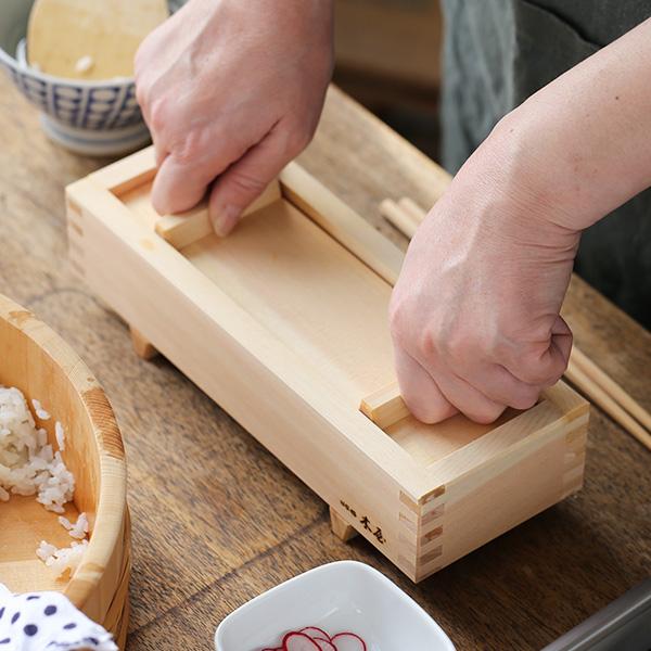 木屋 日本橋木屋 押し寿司器 大 箱寿司 押し寿司型 木枠 木型 型枠
