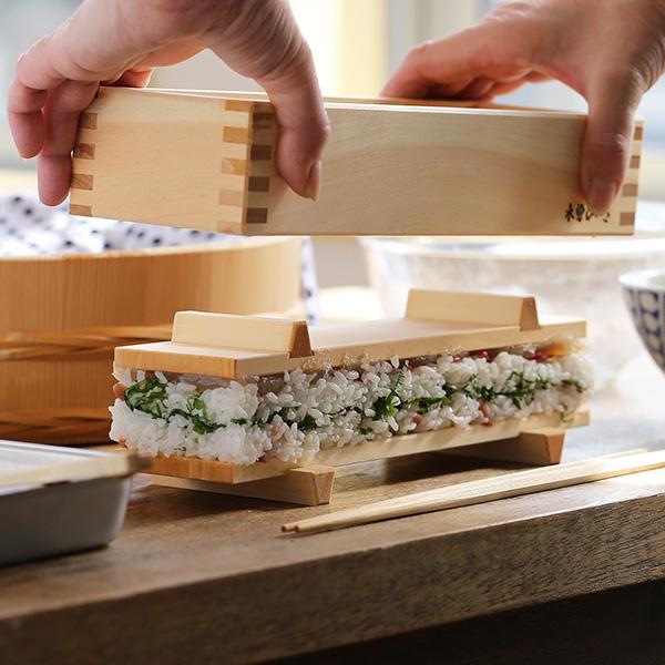 木屋 日本橋木屋 押し寿司器 大 箱寿司 押し寿司型 木枠 木型 型枠