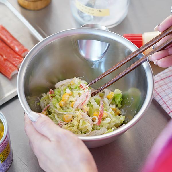 家事問屋 横口ボールザルセット 15 ボウル ザル 注ぎ口 日本製 燕三条