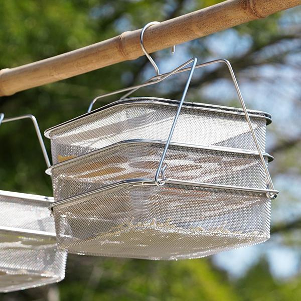 ふるい器　ふるい機　乾燥網　干網　魚干しなどに Amazon.co.jp : Petdoda 干物 ネット干し網 3段 魚 野菜 食器 干網
