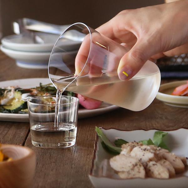 木村硝子店 カルタ カタクチ1合メモリ入り 265ml 片口 徳利 木村硝子