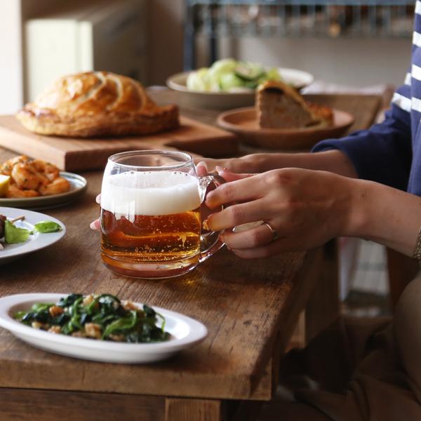 サヴァ 木村硝子店 ビアジョッキ 小 430ml ビールグラス ビアカップ