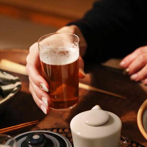 木村硝子店 サンピン薄 （底磨きなし） ビールグラス 一口ビールグラス