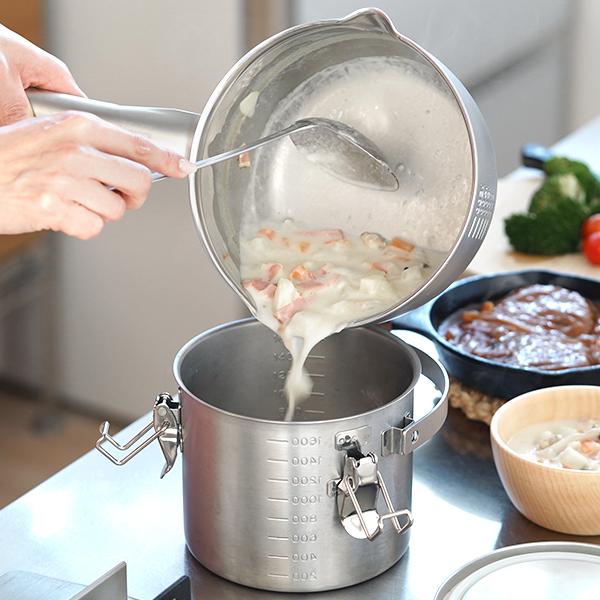 仔犬印（KOINU） クラッド3層鋼 深型行平鍋 18cm ガラス蓋セット 行