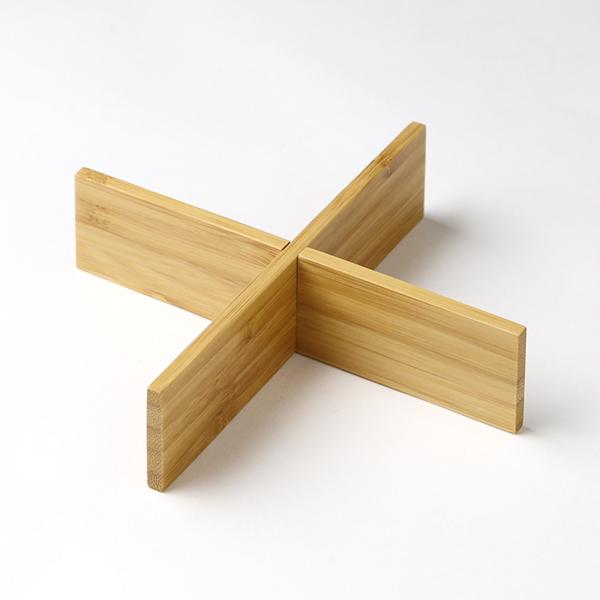 公長齋小菅 5寸用 十字仕切り 重箱 仕切り 仕切り板 竹製 公長斎