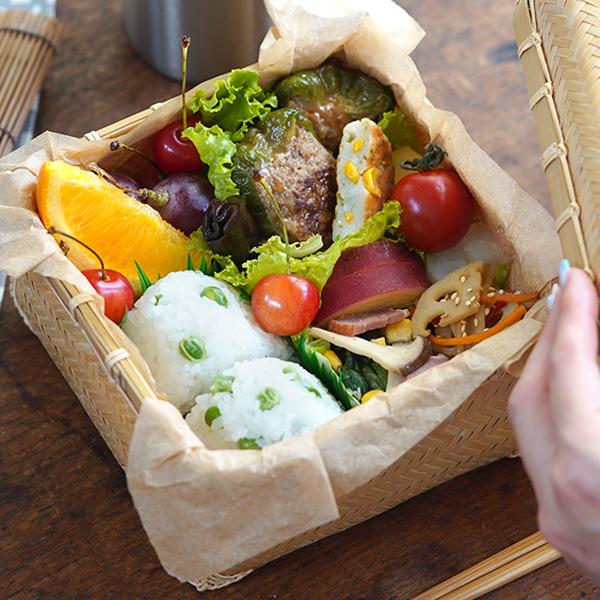 Forest　公長齋小菅弁当かご角形 公長齋小菅 弁当かご 角型 S ナチュラル ピクニック 弁当箱 京都