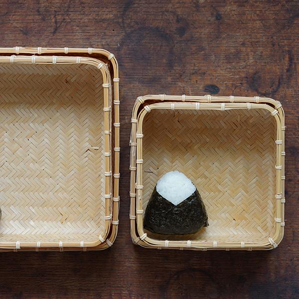 公長齋小菅 弁当かご 角型 S ナチュラル ピクニック 弁当箱 京都