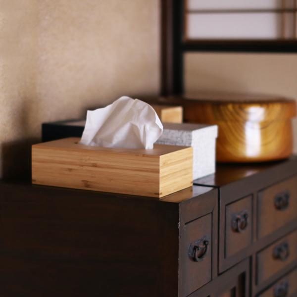公長齋小菅 ティッシュボックス 竹製 ティッシュケース 公長斎小菅