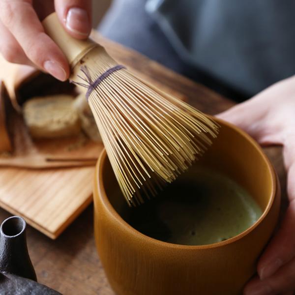 公長齋小菅 茶筅 数穂 紫糸 竹製 茶筌 京都 公長斎小菅 : がらんどう