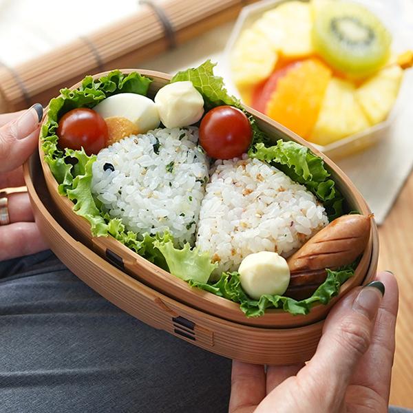 曲げわっぱ 弁当箱 小判型 キッズ 栗久 わっぱ弁当 国産 日本製 曲げわっぱ 弁当箱 小判型 キッズ 栗久 わっぱ弁当 国産 日本製