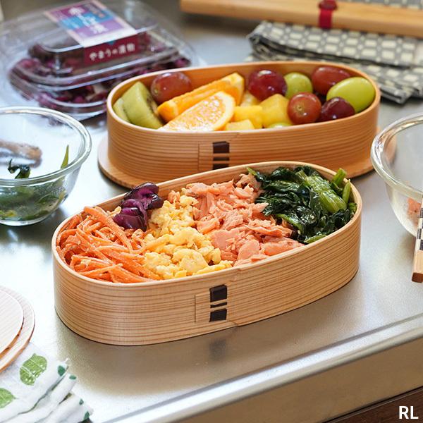 曲げわっぱ 弁当箱 小判入子 小 栗久 わっぱ弁当 国産 日本製 ギフト