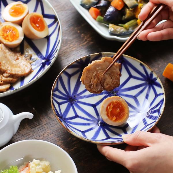 BARBAR マルヒロ いろは 中皿 麻の葉紋 馬場商店 お皿 波佐見焼 日本製