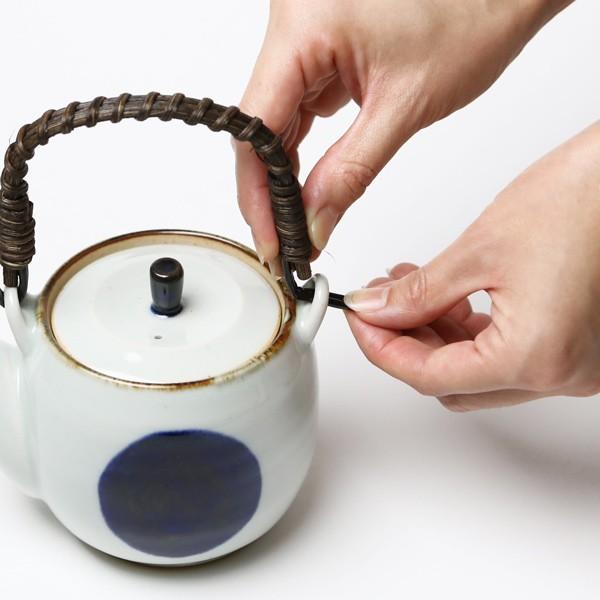 急須 波佐見焼 馬場商店 いろは 土瓶 丸紋 マルヒロ : がらんどう 手