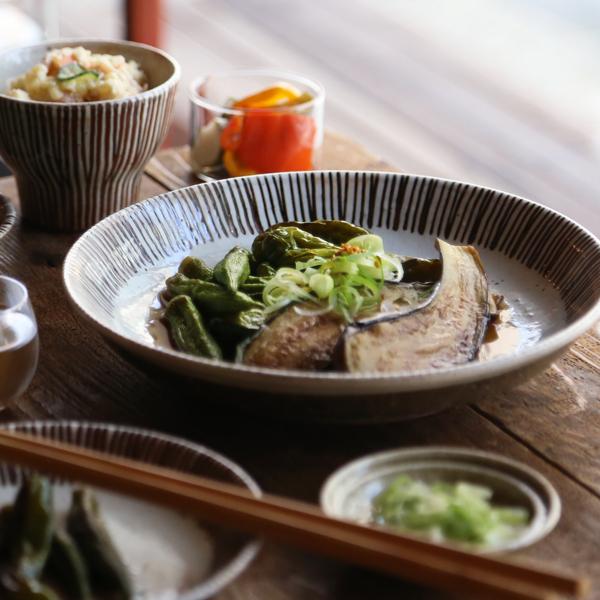 BARBAR サビ十草 大皿 マルヒロ 馬場商店 ワンプレート お皿 波佐見焼