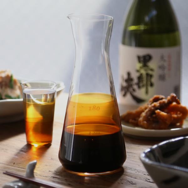 丸嘉小坂漆器店 輪輪 フラスコ M 黒溜 280ml 徳利 ピッチャー 水差し