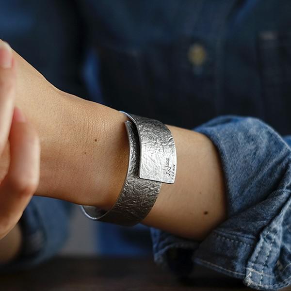 【プレインピープル】NAGAE TIN BREATH 錫　ブレスレットとリング プレインピープル】NAGAE TIN BREATH 錫 ブレスレットとリング