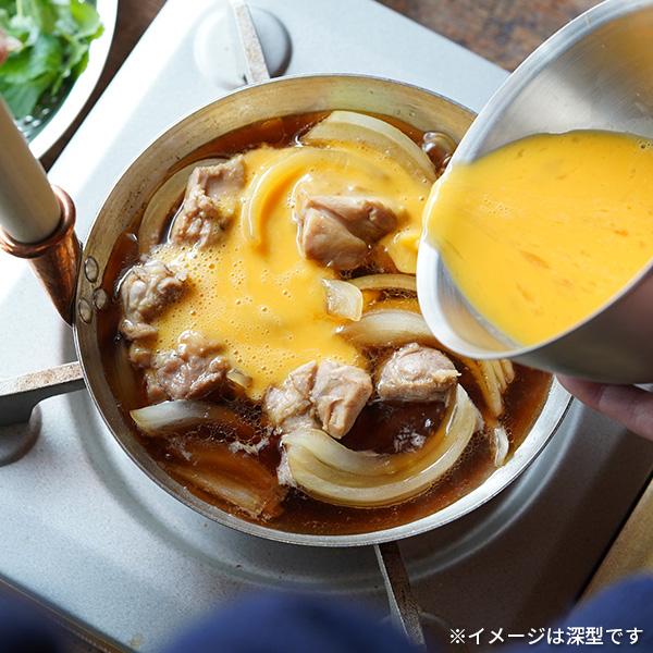 中村銅器製作所 銅親子鍋 小 銅製 親子鍋 立柄 丼鍋 親子丼 かつ丼