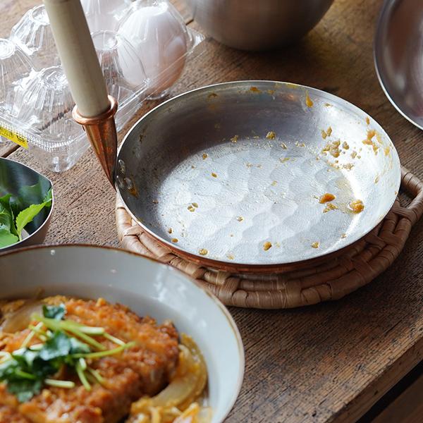 中村銅器製作所 銅親子鍋 深型 銅製 親子鍋 立柄 丼鍋 親子丼 かつ丼