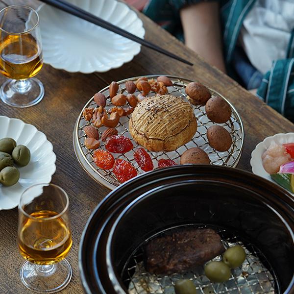 長谷園 いぶしぎん 小 燻製 土鍋 長谷製陶 伊賀焼 燻製器 スモーカー