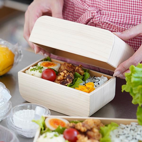 NOKO カブセル弁当箱 水白塗（小） 大河内家具工房 漆塗り 木曽漆器