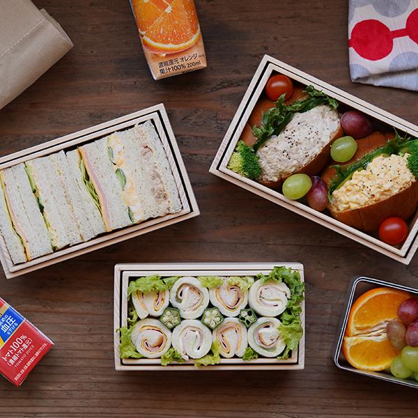 NOKO カブセル弁当箱 水白塗（小） 大河内家具工房 漆塗り 木曽漆器