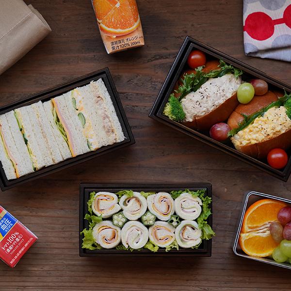NOKO カブセル弁当箱 黒漆塗（中） 大河内家具工房 漆塗り 木曽漆器