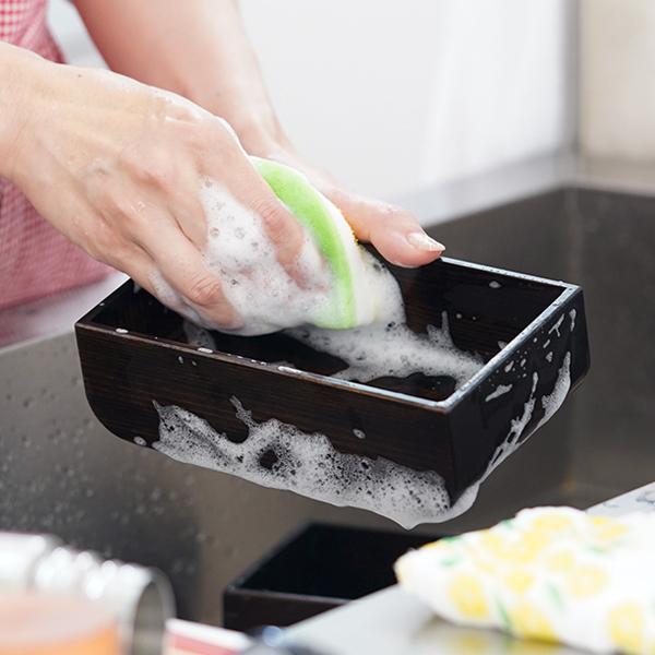 NOKO カブセル弁当箱 黒漆塗（大） 大河内家具工房 漆塗り 木曽漆器