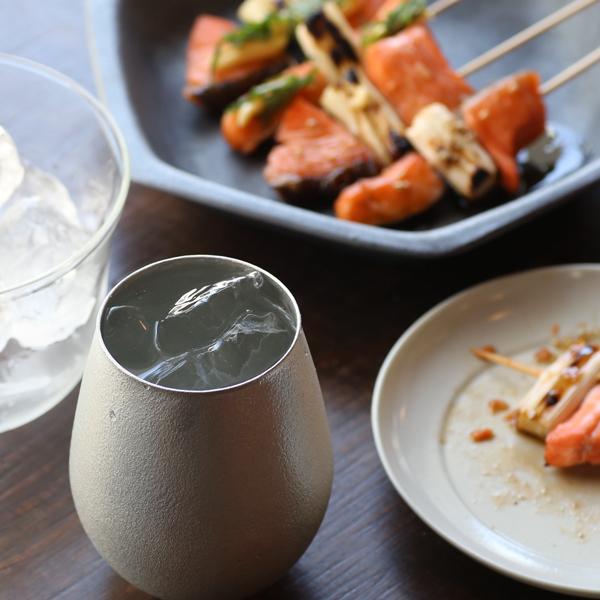 能作 オールドタンブラー 錫 ロックグラス ビールグラス ビアカップ 酒