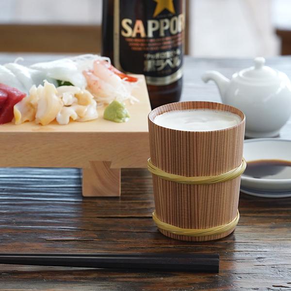 日樽 コップ 2ヶセット タンブラー ビールグラス 国産 日本製 秋田杉桶