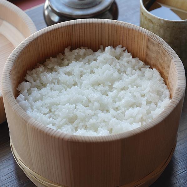 日樽 浅型おひつ 3合 お櫃 国産 日本製 秋田杉桶樽 工芸品 木製 竹タガ