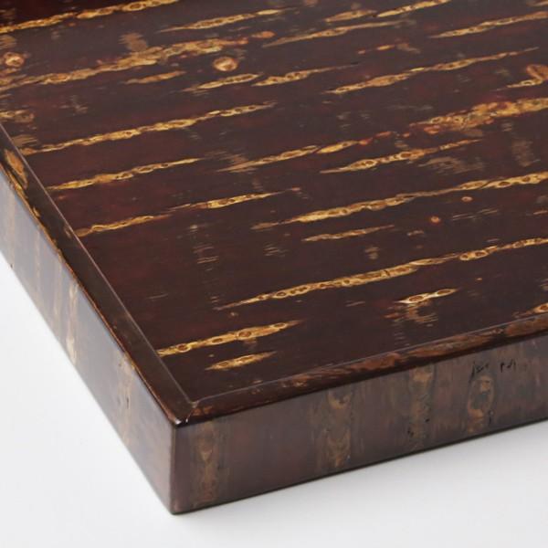 お盆 桜皮 長手盆 無地皮 藤木伝四郎商店 : がらんどう 手仕事品と