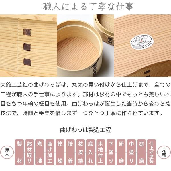 曲げわっぱ ひな弁当 大館工芸社 わっぱ弁当 秋田 弁当箱 ランチ