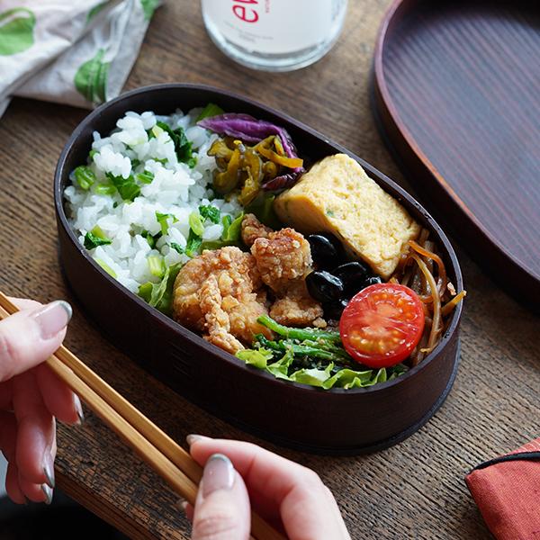 曲げわっぱ 大館工芸社 小判弁当 小 ふきうるし塗 わっぱ弁当 曲げわっぱ 大館工芸社 小判弁当 小 ふきうるし塗 わっぱ弁当