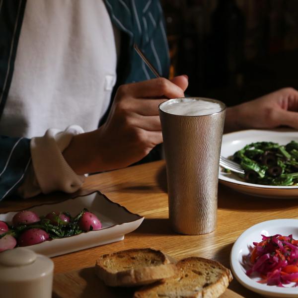 大阪錫器 タンブラー マニベール 大 錫 ビールグラス ハイボール ビアカップ 名入れ 贈り物_3