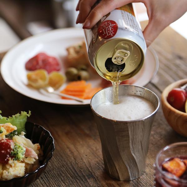 大阪錫器 タンブラー 深山 錫 ビールグラス ハイボール ビアカップ 名