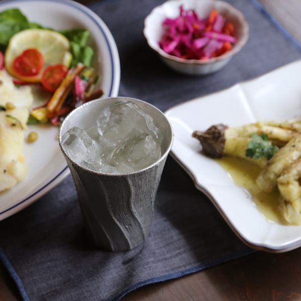 大阪錫器 タンブラー 深山 錫 ビールグラス ハイボール ビアカップ 名