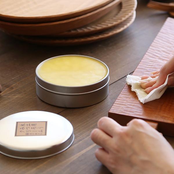 尾山製材 木工用みつろうクリーム 200g 木製品 無垢材 オイル