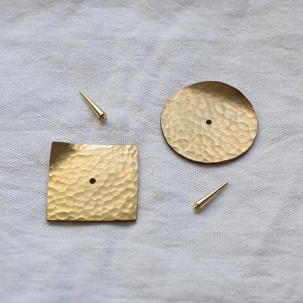 にゃろさん専用erotica(イエロー)＆Campana 真鍮スタンド 燭台 イタリア製 真鍮製品 ローソク立て キャンドルフォルダー