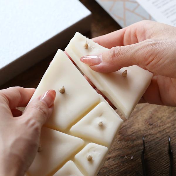 高澤ろうそく 氷割れろうそく 単品/燭台セット 1枚10ピース 燭台付き