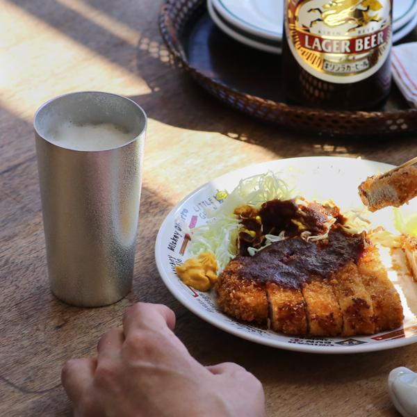 ポルシェ　錫製ビアジョッキ 能作 名入れ 錫製 ビアカップ 錫 ビアグラス ビールグラス ビール