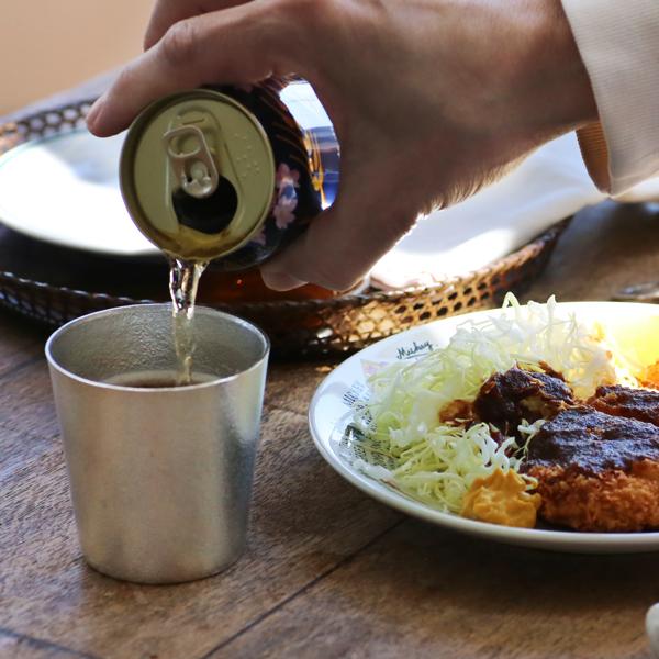 能作 名入れ タンブラー 錫 ビールグラス ビアグラス 酒器 父の日 還暦