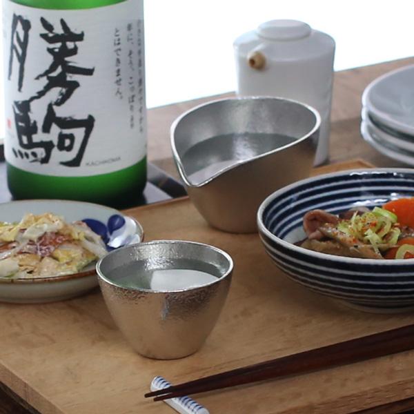 購入 能作 名入れ ぐい呑み 錫製 猪口 酒器 ぐい呑 盃 父の日 還暦祝い