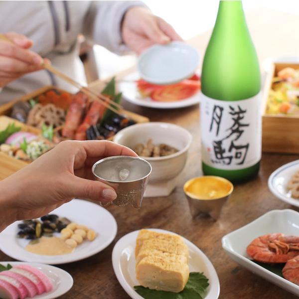 能作/雅覧堂 干支の酒器 戌 金箔 秘密捜査員 錫 盃 猪口 酒器 ぐい呑み がぶ飲み