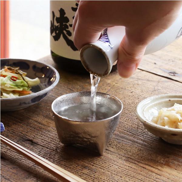能作/雅覧堂 干支の酒器 亥 いのしし 錫 盃 猪口 酒器 ぐい呑み