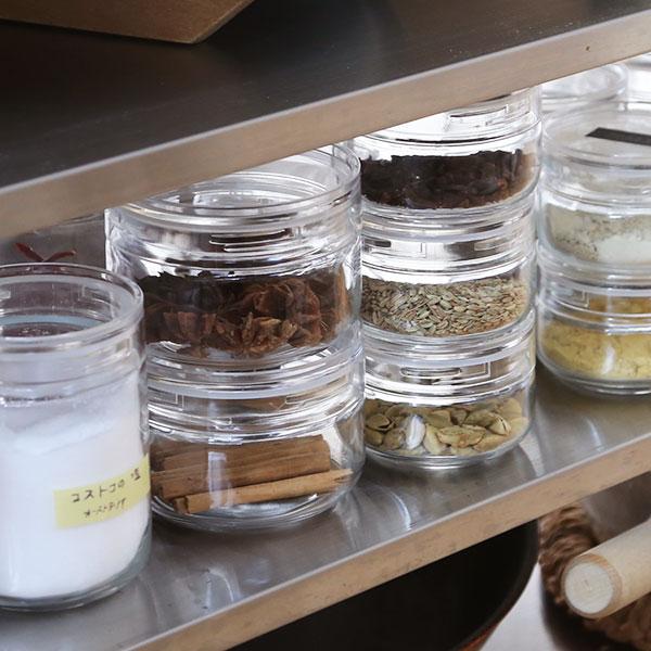 セラーメイト チャーミークリアー S1 スタッキング ガラス 保存容器