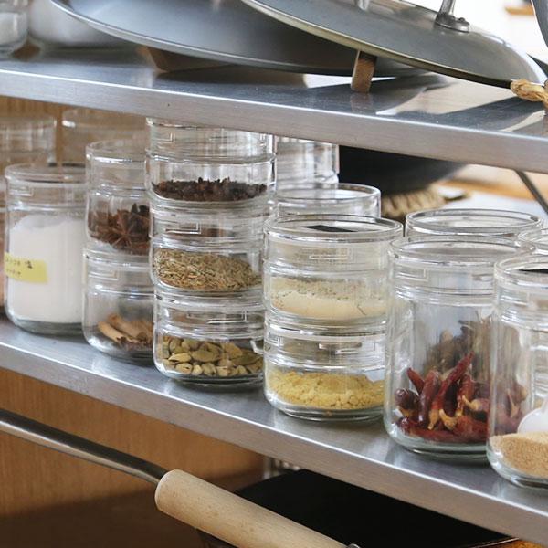 セラーメイト チャーミークリアー S3 スタッキング ガラス 保存容器